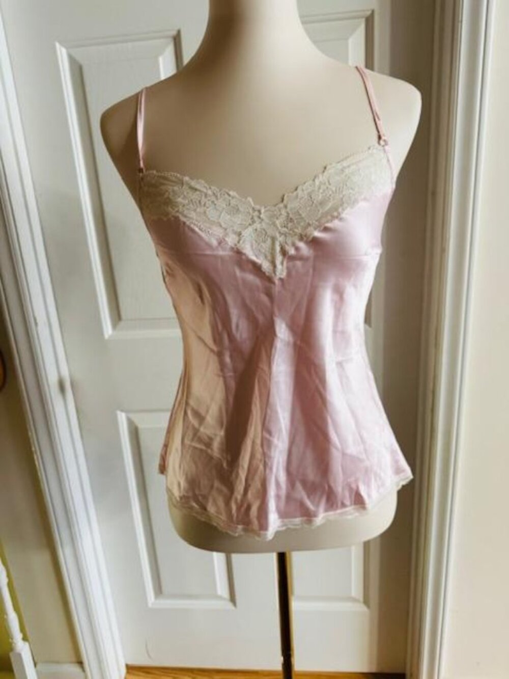 VS Pink White Lace Strappy Teddy • NWOT • Size XS